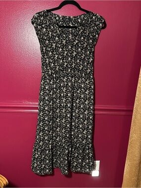 J. Crew Mercantile floral peasant dress